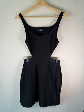 Outdoor Voices Black Warmup Tennis Dress Size S Lined Skort Bodysuit RN147908